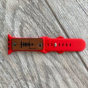 Adventure Awaits Soundwave Band For Apple Watch 42-49mm - Red